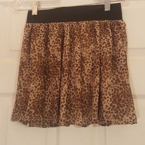 Forever 21 Cheetah Print Skirt